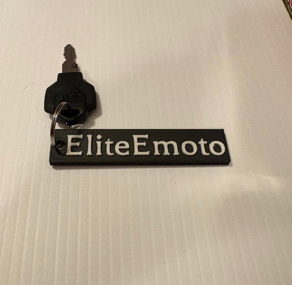 Eliteemoto 3d printed key chain no key ring