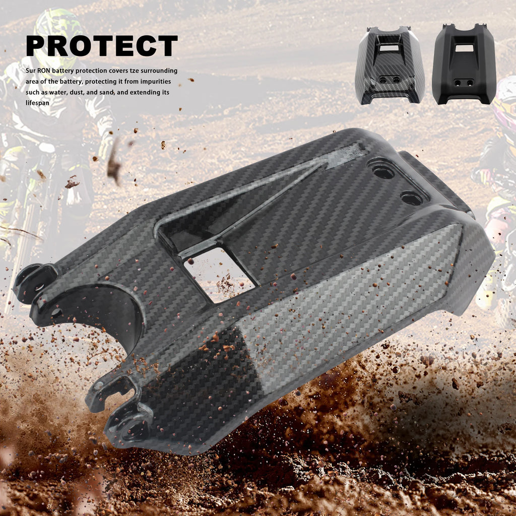 Electric Motorcycle Ebike Battery Cover Carbon Fiber Protection for SurRon Surron Light Bee S & Light Bee S X Modified Parts