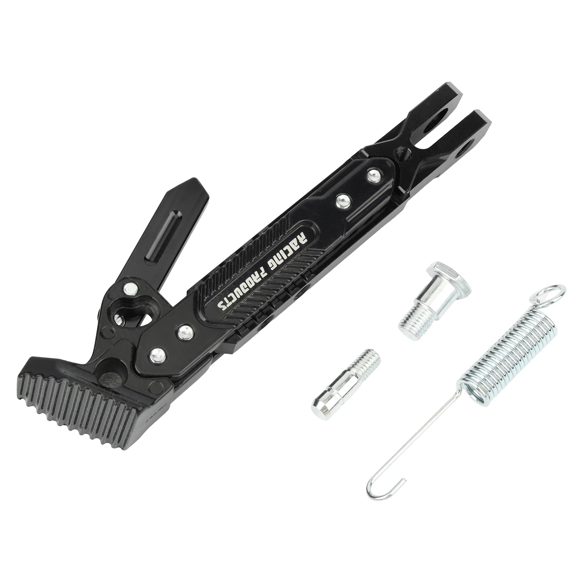 Universal Motorcycle Kickstand Telescopic Adjustable Metal Side Supports CNC Motorbike Scooters Parking Bracket Modified Parts