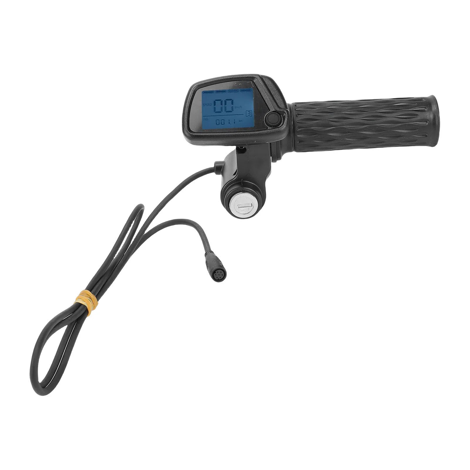 Throttle Integrated Display 48V Twist Throttle with LCD Display Replacement for Tuttio Soleil 01 Electric Dirt Bike