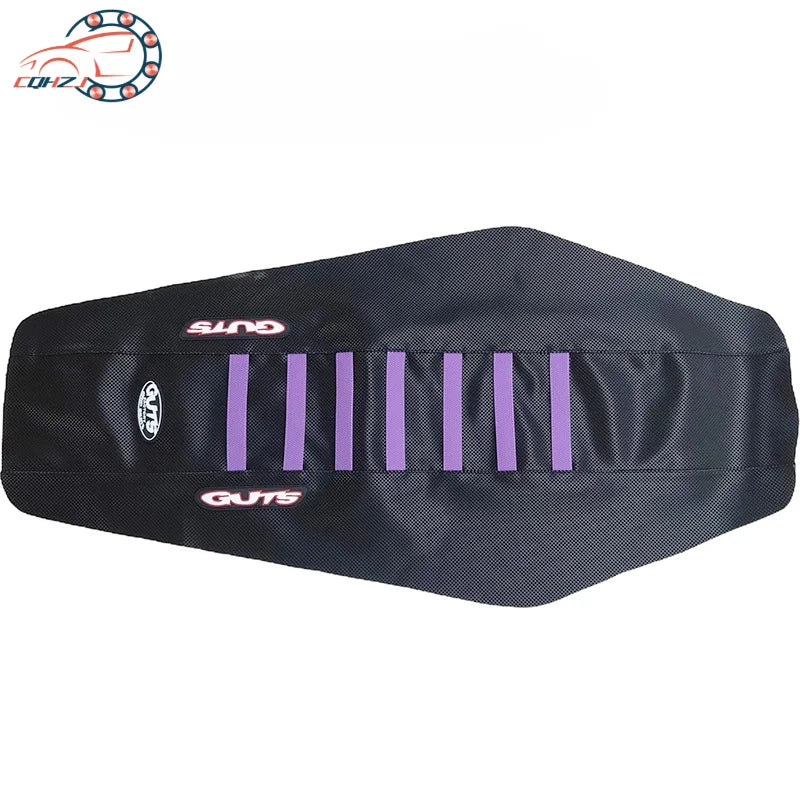 Universal Off-road guts Motocross Ribbed Gripper Seat Cover Waterproof Antislip For SXF EXC KXF CRF YZF WR TC TE Emotos e-bikes