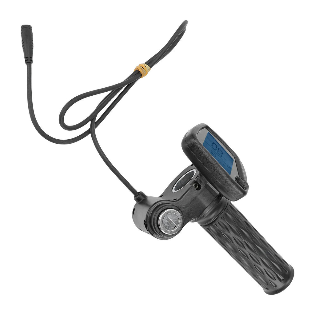 Throttle Integrated Display 48V Twist Throttle with LCD Display Replacement for Tuttio Soleil 01 Electric Dirt Bike