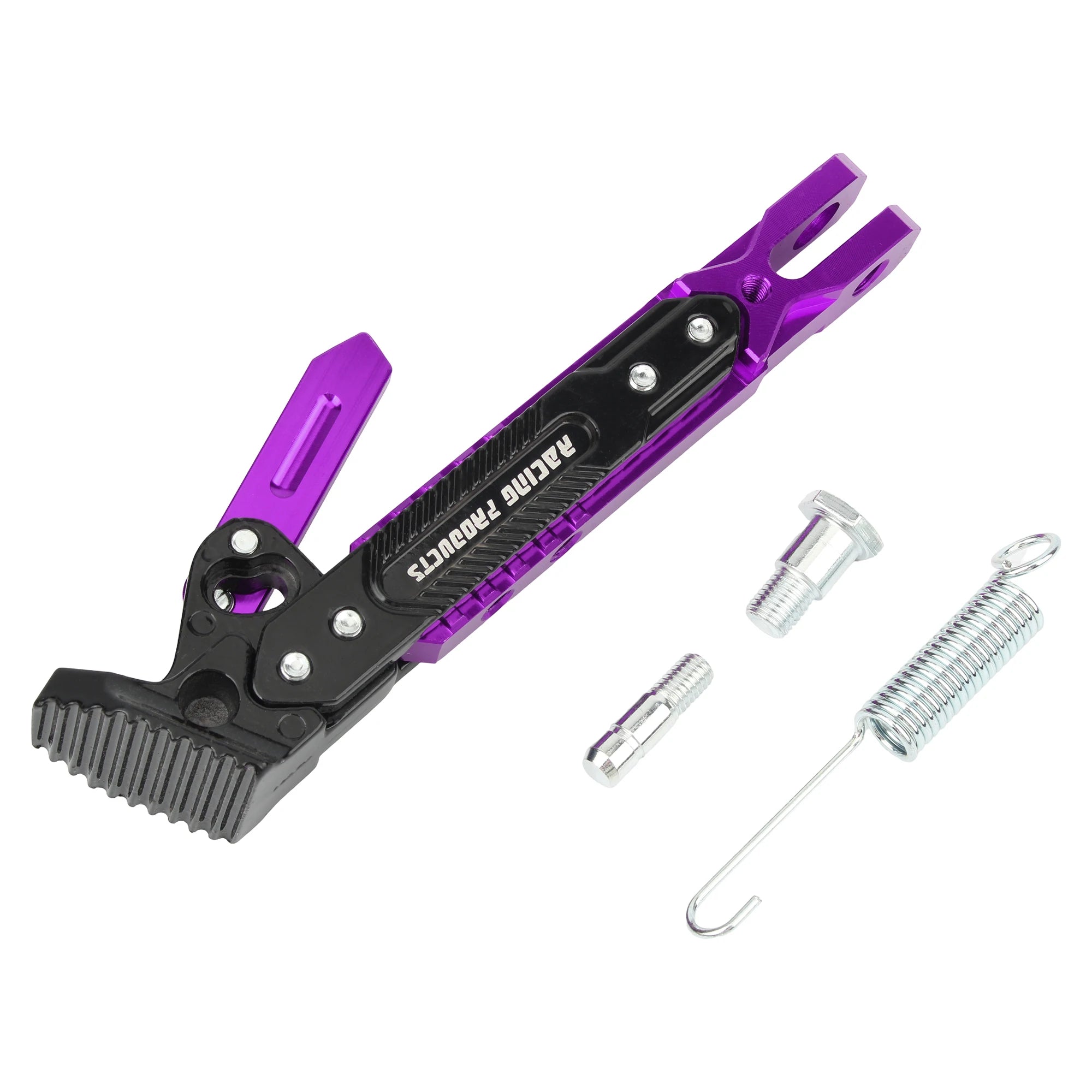 Universal Motorcycle Kickstand Telescopic Adjustable Metal Side Supports CNC Motorbike Scooters Parking Bracket Modified Parts