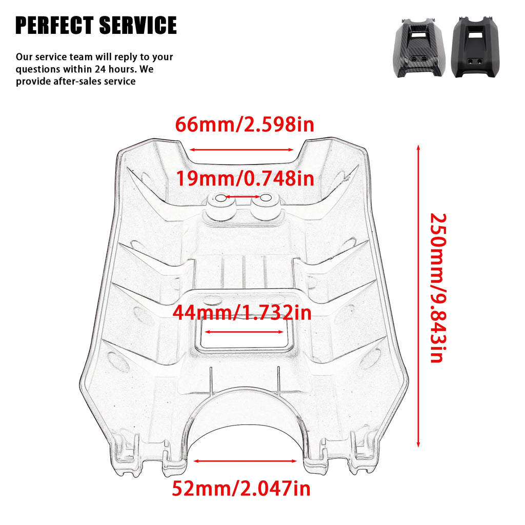 Electric Motorcycle Ebike Battery Cover Carbon Fiber Protection for SurRon Surron Light Bee S & Light Bee S X Modified Parts