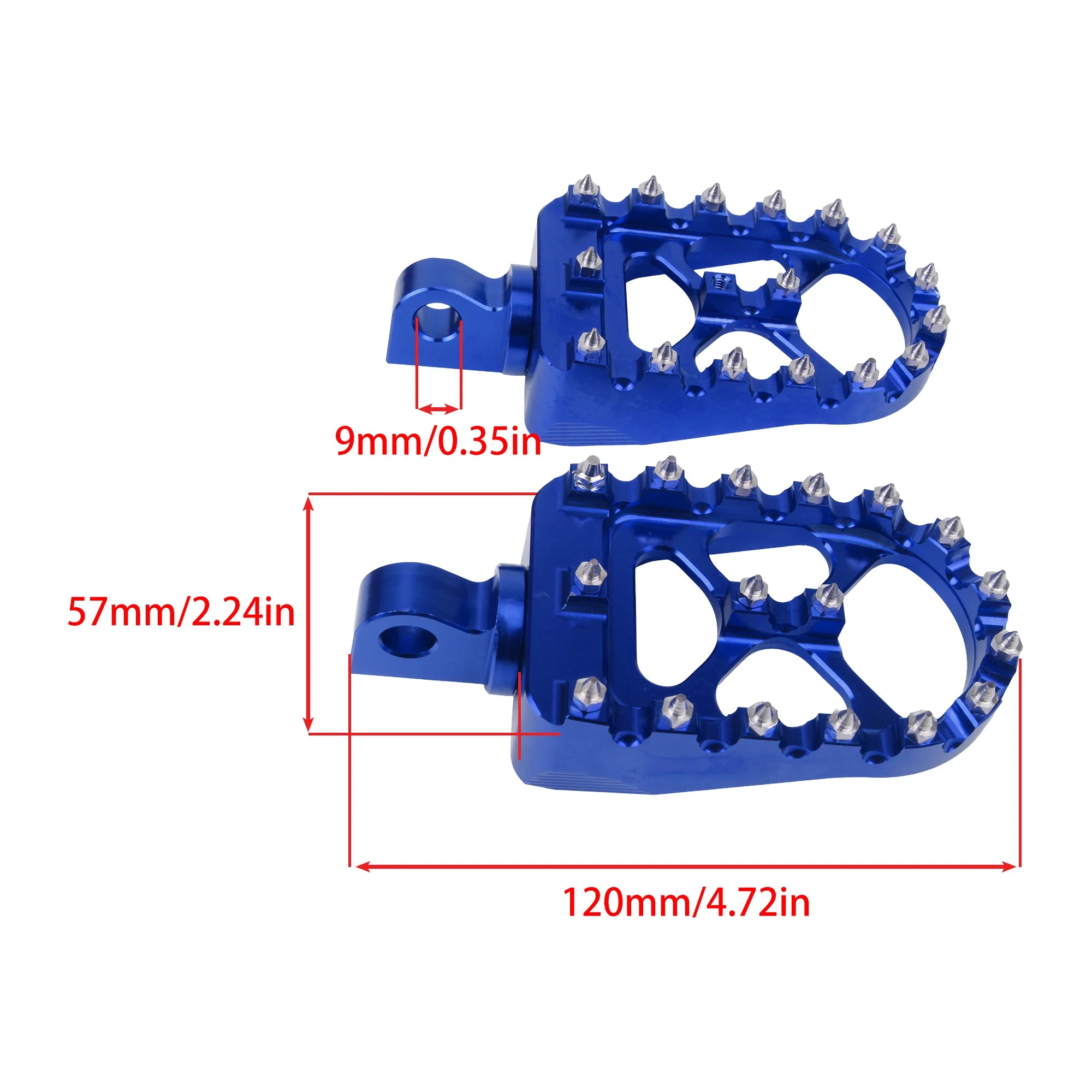 Motorcycle 360° Rotatable Wide Fat Foot Pegs For Harley Dyna Fat Bob Softail Sportster Street Bob Moto CNC Footpegs Pedal Parts