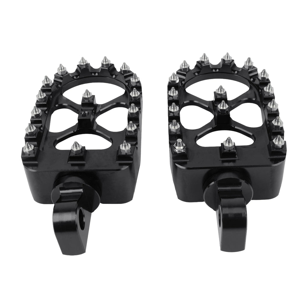 Motorcycle 360° Rotatable Wide Fat Foot Pegs For Harley Dyna Fat Bob Softail Sportster Street Bob Moto CNC Footpegs Pedal Parts