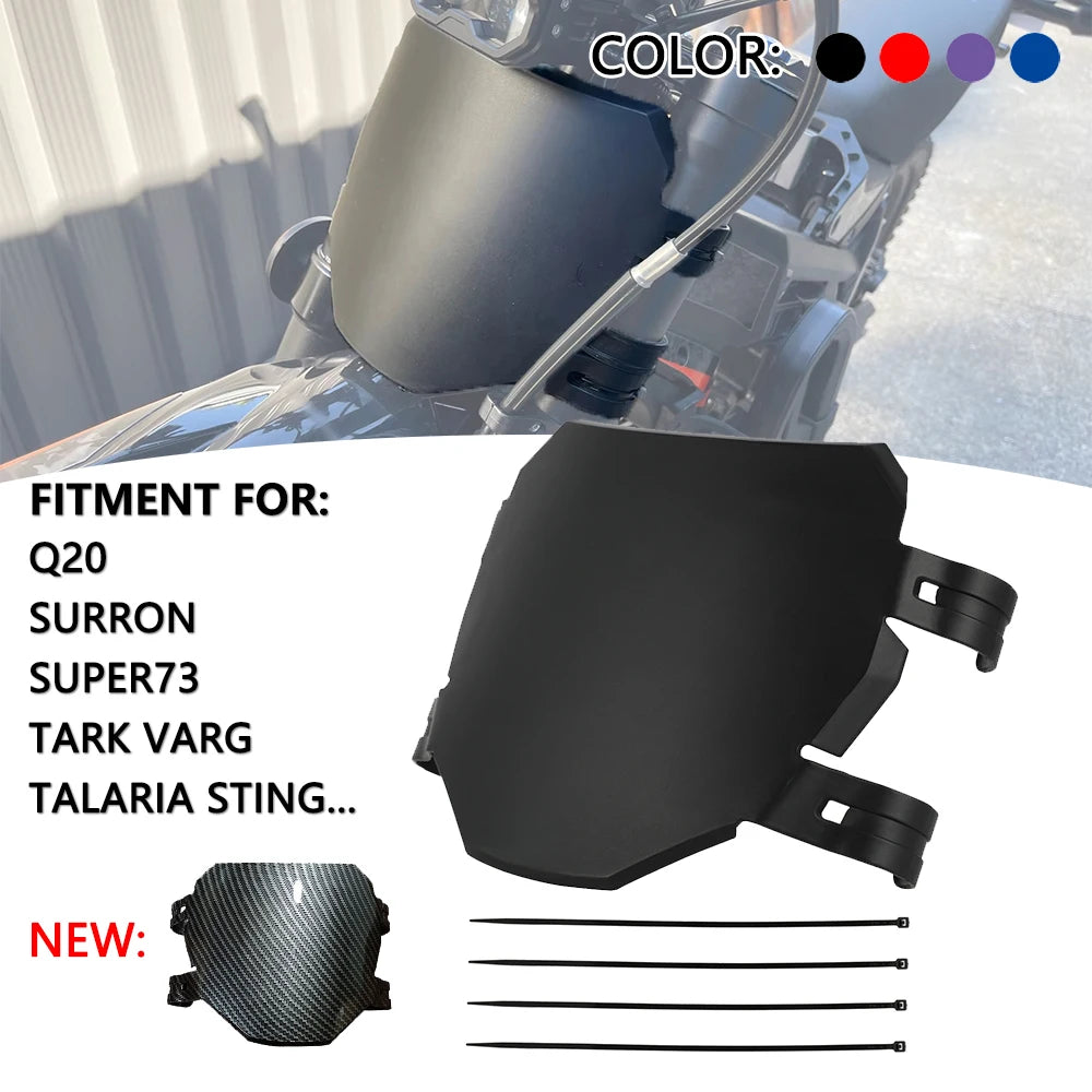 Universal Electric Bike Number Plate Front License Registration Plate For Surron S X Motorcycles For Talaria Sting Stark Varg