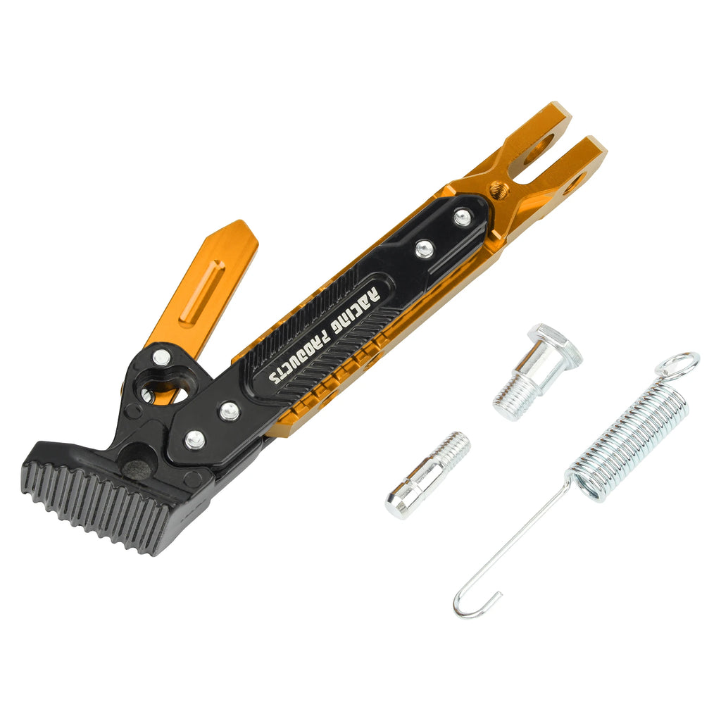 Universal Motorcycle Kickstand Telescopic Adjustable Metal Side Supports CNC Motorbike Scooters Parking Bracket Modified Parts