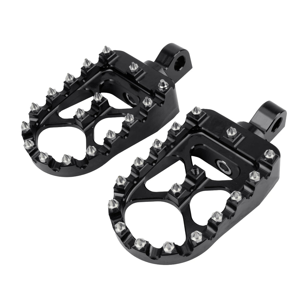 Motorcycle 360° Rotatable Wide Fat Foot Pegs For Harley Dyna Fat Bob Softail Sportster Street Bob Moto CNC Footpegs Pedal Parts