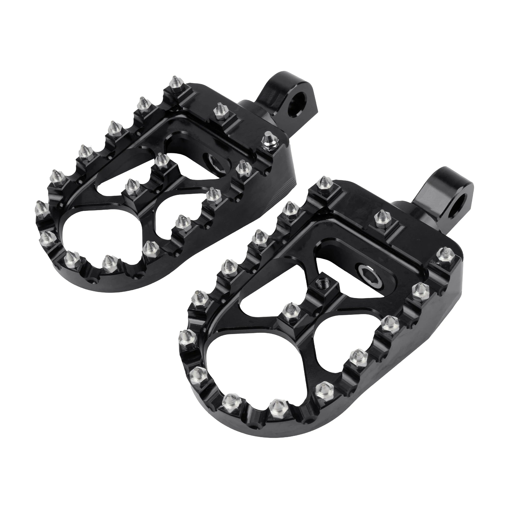 Motorcycle 360° Rotatable Wide Fat Foot Pegs For Harley Dyna Fat Bob Softail Sportster Street Bob Moto CNC Footpegs Pedal Parts