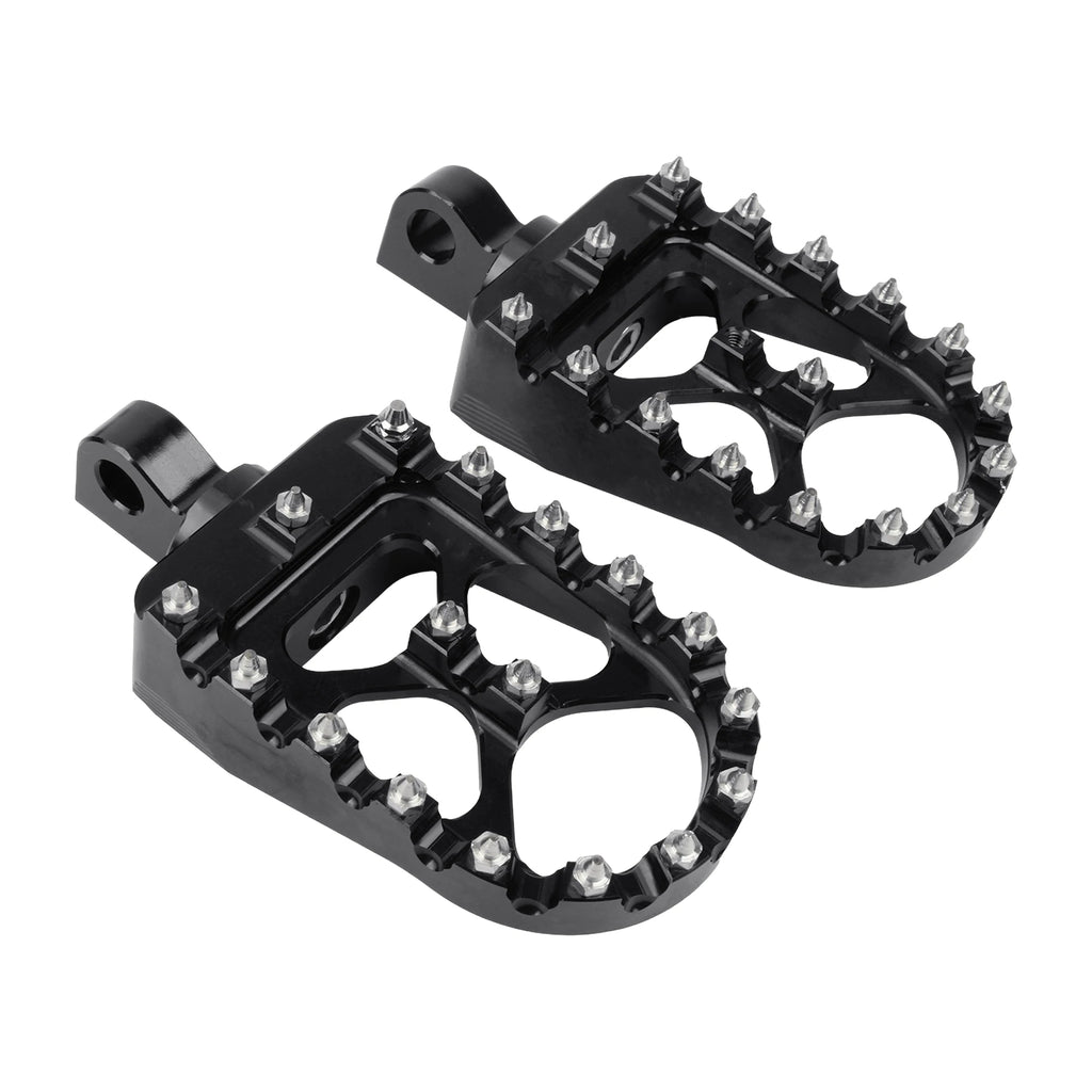 Motorcycle 360° Rotatable Wide Fat Foot Pegs For Harley Dyna Fat Bob Softail Sportster Street Bob Moto CNC Footpegs Pedal Parts