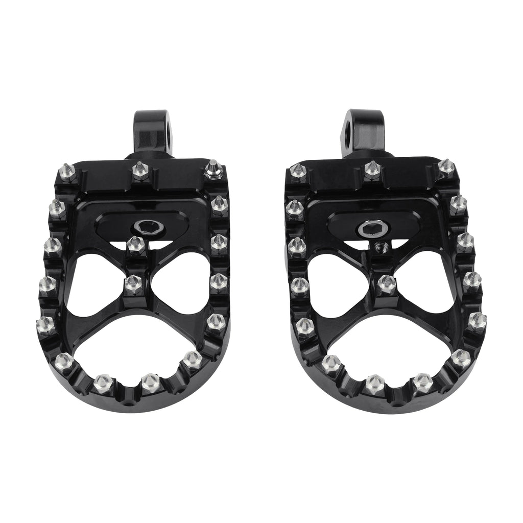 Motorcycle 360° Rotatable Wide Fat Foot Pegs For Harley Dyna Fat Bob Softail Sportster Street Bob Moto CNC Footpegs Pedal Parts