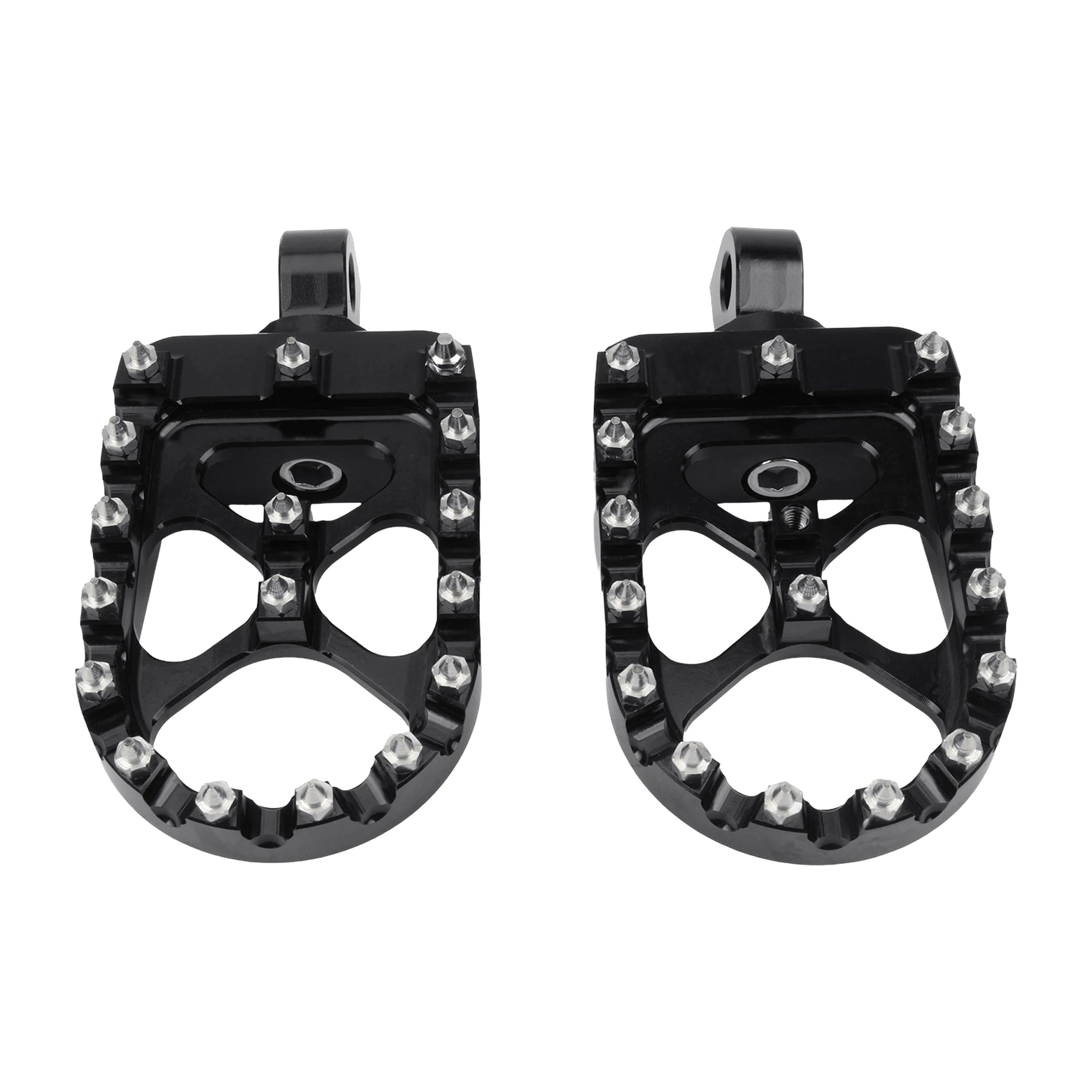 Motorcycle 360° Rotatable Wide Fat Foot Pegs For Harley Dyna Fat Bob Softail Sportster Street Bob Moto CNC Footpegs Pedal Parts