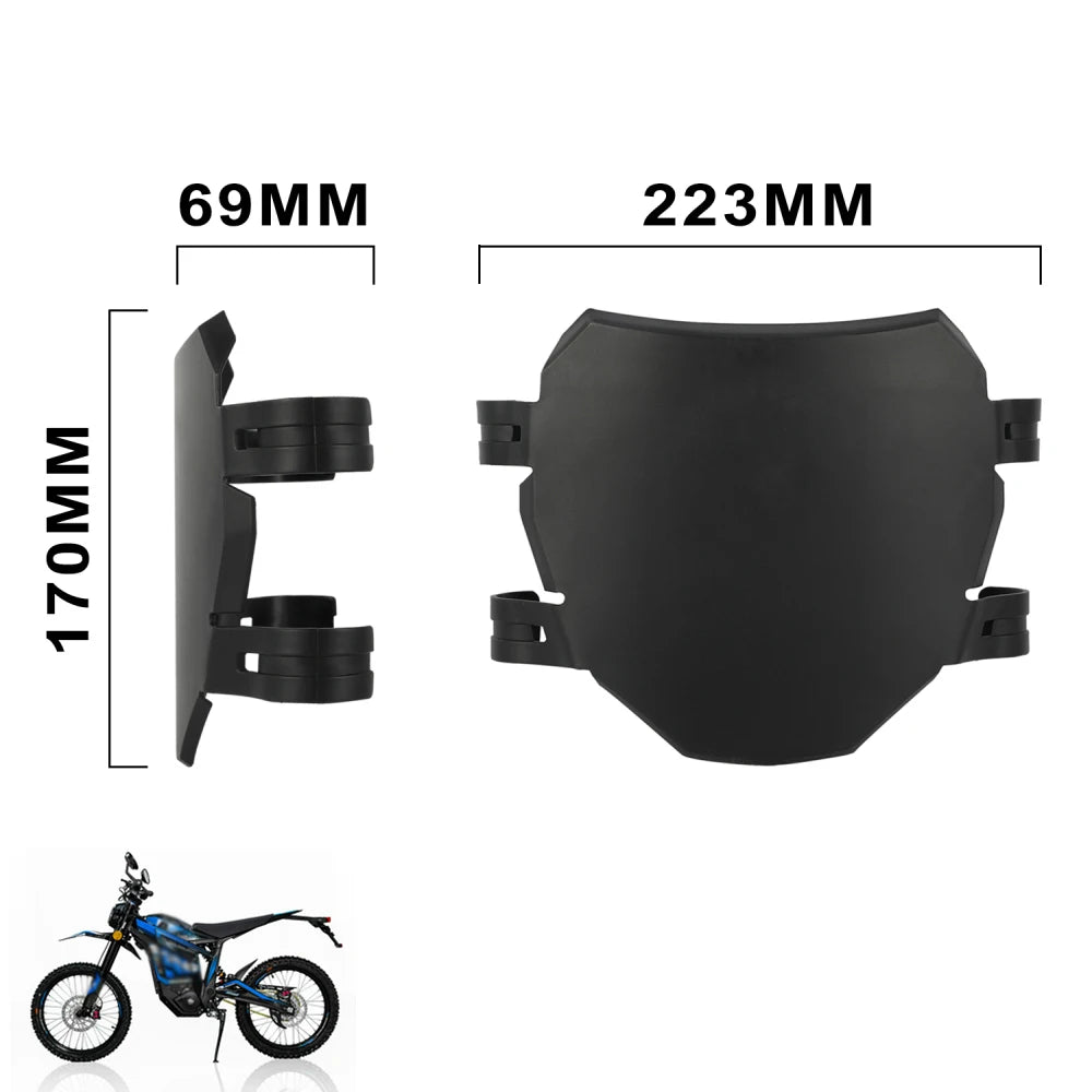 Universal Electric Bike Number Plate Front License Registration Plate For Surron S X Motorcycles For Talaria Sting Stark Varg