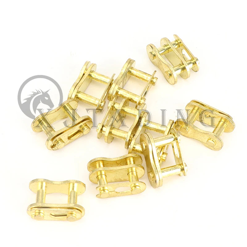 420 Chains Gold 102L/104L/108L/126L/132L/140L links chain For 50cc-150cc dirt bike/pit bike CRF 50 70 SSR Pit Dirt Bike