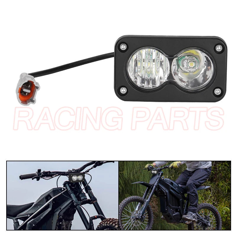 20W Headlight Switch White Spot Flood Led Pod Combo Kit Set For Sur Ron Sur-Ron SurRon Segway Talaria Plug N Play Waterproof