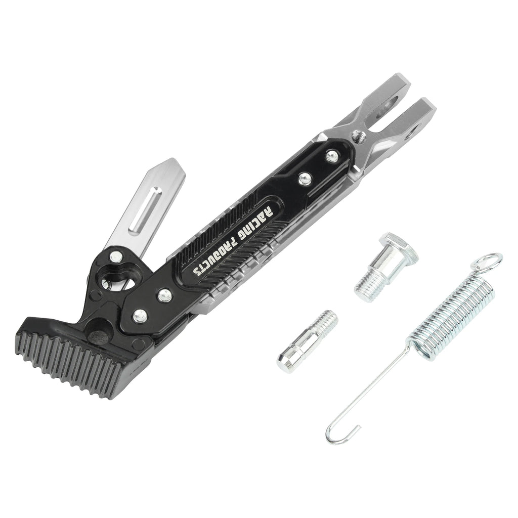 Universal Motorcycle Kickstand Telescopic Adjustable Metal Side Supports CNC Motorbike Scooters Parking Bracket Modified Parts