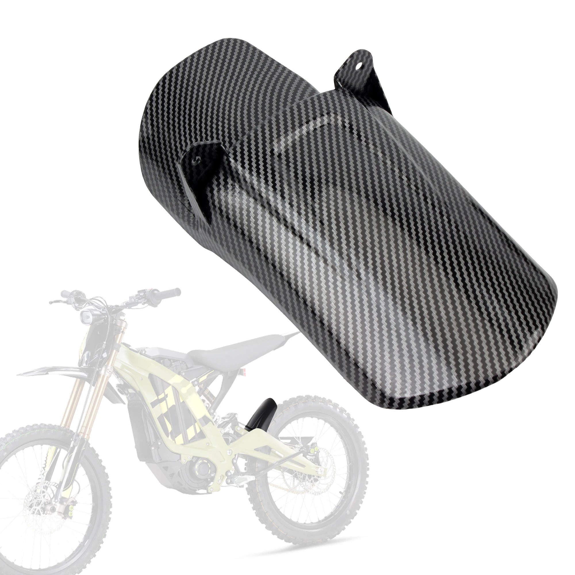 For Sur-Ron Light Bee S X Motocross Mudguards Rear Fender Carbon Fiber Color Accessories Rear Fender Refit For Surron Parts
